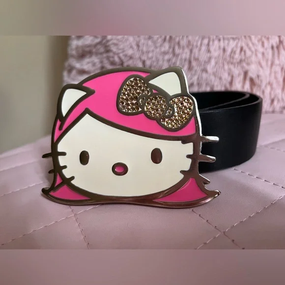 TARINA TARANTINO Vintage Hello Kitty Pink Head Belt NWT ? display picture 1